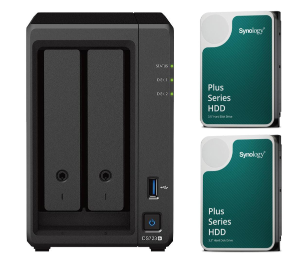 Synology DS723+ (2x 8TB HDD HAT3310 Plus) - 1258709 - zdjęcie